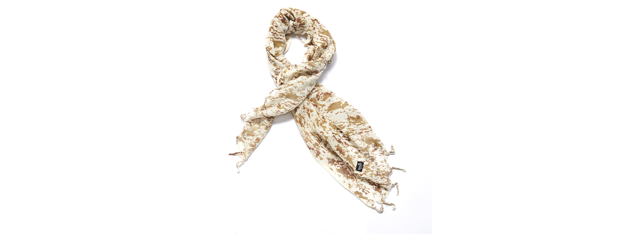 Lancer Tactical Multi-Purpose Shemagh Face Head Wrap - (Arid Digital)