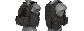 CA-303BN Nylon Strike Tactical Vest (Black)