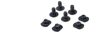Lancer Tactical Airsoft Helmet 4 Piece Screw Set - (Black)