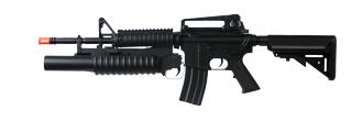 Dboys M3181AB AEG Plastic Gear M4 w/Grenade Launcher, Handguard Accessories for 6 in 1 Assembly