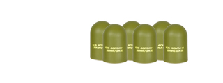 ICS MA-166 GRENADE CAPS, SET OF 6 ICS MA-166 GRENADE CAPS, SET OF 6