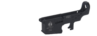 ICS AIRSOFT M4/M16 SERIES AEG LOWER RECEIVER W/ ICS LOGO - BLACK