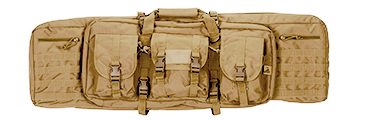 CA-343T2 MOLLE 42" DOUBLE GUN BAG (COLOR: TAN)