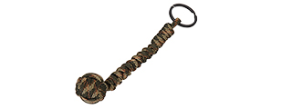 CA-5014 5-INCH PARACORD EMERGENCY MONKEY FIRST KEYCHAIN (MULTI)