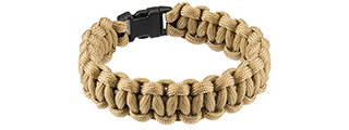 CA-5024 8" PARACORD BRACELET W/ SMALL BUCKLE (CB)