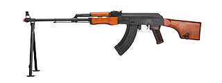 LCT Airsoft Stamped Steel RPK AEG w/ ASTER V2 SE Expert - (BLACK/WOOD)