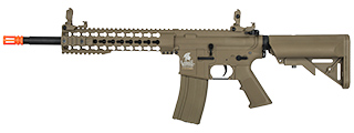 Lancer Tactical Low FPS Gen 2 10" Keymod M4 Carbine Airsoft AEG Rifle (Color: Tan) Lancer Tactical Low FPS Gen 2 10" Keymod M4 Carbine Airsoft AEG Rifle (Color: Tan)