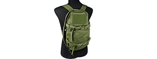 AMA 1000D CORDURA MODULAR ASSAULT PACK W/ 3L HYDRATION BLADDER - OD GREEN