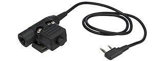 AC-200G U94 PTT (PUSH-TO-TALK) FOR KENWOOD VERSION (BLACK)