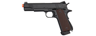 Double Bell M1911 Type 2 CO2 Gas Blowback Airsoft Pistol High Velocity (Black)