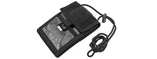 FY-BGA15BK VERSATILE IDENTIFICATION STORAGE WALLET (BLACK)