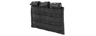 FY-PHM19BK SNAP BUTTON TRIPLE M4/M16 MAGAZINE POUCH (BLACK)