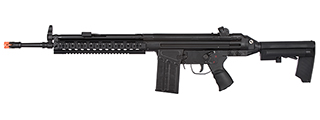 LC-3 AR AIRSOFT AEG W/ RIS HANDRAIL AND AR STOCK (COLOR: BLACK)