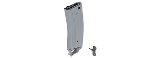 SG-618-1GR 330RD HIGH CAPACITY AIRSOFT MAGAZINE FOR M4 AEGS W/ PULL TAB (GRAY) SG-618-1GR 330RD HIGH CAPACITY AIRSOFT MAGAZINE FOR M4 AEGS W/ PULL TAB (GRAY)