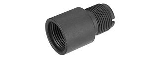 Sentinel Gears 14mm Clockwise Female to Counter-Clockwise Male Barrel Adapter - BLACK
