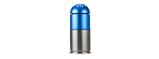 ATLAS CUSTOM WORKS AIRSOFT 96 ROUND GRENADE SHELL (BLUE / SILVER)