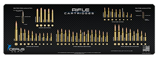 CERUS GEAR RIFLE AMMO ROUND CARTRIDGES PROMAT GUN MAT (FULL COLOR)