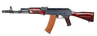 E&L AK74N REAL WOOD AIRSOFT AEG - PLATINUM (BLACK)