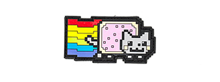 APRILLA DESIGN PVC IFF HOOK & LOOP POP CULTURE SERIES PATCH (MODEL: NYAN CAT)
