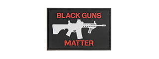 G-FORCE BLACK GUNS MATTER PVC MORALE PATCH