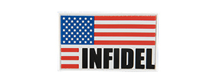 G-FORCE AMERICAN INFIDEL PVC PATCH G-FORCE AMERICAN INFIDEL PVC PATCH