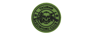 NEW TALIBAN HUNTING CLUB PVC MORALE PATCH (OD GREEN)
