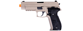 WE Tech F226 Series MK25 Gas Blowback GBB Airsoft Pistol (TAN)