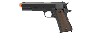 Army Armament Full Metal R31 1911 Gas Blowback Airsoft Pistol w/ Imitation Wood Grips (BLACK)