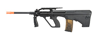 Army Armament Polymer AUG Civilian AEG Airsoft Rifle w/ Top Rail (BLACK) Army Armament Polymer AUG Civilian AEG Airsoft Rifle w/ Top Rail (BLACK)
