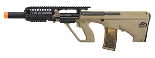 Army Armament AUG A3 Polymer Carbine Length Airsoft AEG Rifle (TAN) Army Armament AUG A3 Polymer Carbine Length Airsoft AEG Rifle (TAN)
