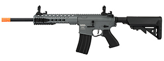 Lancer Tactical Proline 10" Keymod M4 Carbine Airsoft AEG Rifle (Color: Gray) Lancer Tactical Proline 10" Keymod M4 Carbine Airsoft AEG Rifle (Color: Gray)