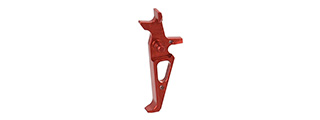 Retro Arms CNC Aluminum Trigger for M4 / M16 AEG Rifles (Type B) (RED)