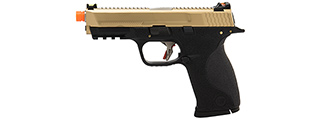 WE Tech Big Bird W.E.T Full Metal Gas Blowback Airsoft Pistol (TITANIUM GOLD)