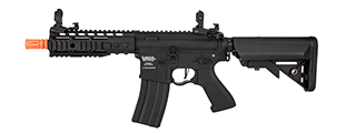 Lancer Tactical Proline 7" KeyMod Railed Airsoft AEG Rifle with Picatinny Rail Segments (Color: Black)