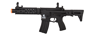 Lancer Tactical LT-15SBDL-G2 Gen 2 AEG Rifle w/ PDW Stock and Mock Suppressor (Color: Black) Lancer Tactical LT-15SBDL-G2 Gen 2 AEG Rifle w/ PDW Stock and Mock Suppressor (Color: Black)
