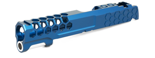 Airsoft Masterpiece EDGE Custom "Hive" Standard Slide for Hi-Capa/1911 (Color: Blue)