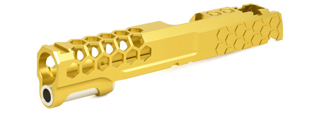 Airsoft Masterpiece EDGE Custom "Hive" Standard Slide for Hi-Capa/1911 (Color: Gold)
