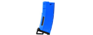 Lancer Tactical 130 Round High Speed Mid-Cap Magazine (Color: Blue)