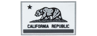 California Republic PVC Morale Patch (Color: Black / Gray) California Republic PVC Morale Patch (Color: Black / Gray)