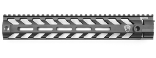 PTS Fortis Rev II 12" M-LOK Free Float Rail System (Color: Black)