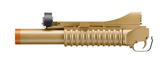 Double Bell M203 Long Type Airsoft Gas Grenade Launcher (Color: Tan)