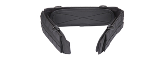 Code 11 Molle Slim Tactical Battle Belt (Color: Black)