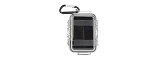 Clear & Black Micro Storage Case