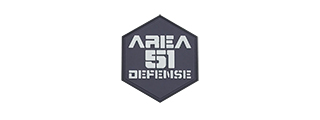 Hexagon PVC Patch Area 51 Defense Hexagon PVC Patch Area 51 Defense