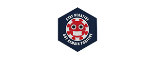 Hexagon PVC Patch Stay Negative but Remain Positive Hexagon PVC Patch Stay Negative but Remain Positive