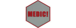 Hexagon PVC Patch "Medic!" Hexagon PVC Patch "Medic!"