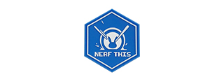 Hexagon PVC Patch D.VA "Nerf This" (Color: Blue) Hexagon PVC Patch D.VA "Nerf This" (Color: Blue)