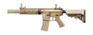 Lancer Tactical M4 SD 7" ProLine AEG with Mock Suppressor (Tan)