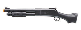 UK Arms Pump Action Polymer Spring Shotgun (Color: Black)