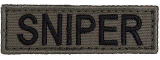 Sniper Embroidered Patch (Color: OD Green) Sniper Embroidered Patch (Color: OD Green)